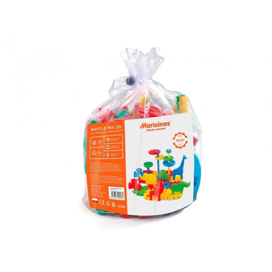 Marioinex Building Blocks Waffle Mix 30 – 3