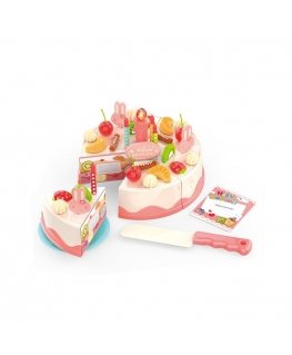 Illuminated sliceable cake with decoration accessories 40 pcs. Whoopie