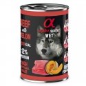 ALPHA SPIRIT WET preserves with beef and melon 400g 6pcs