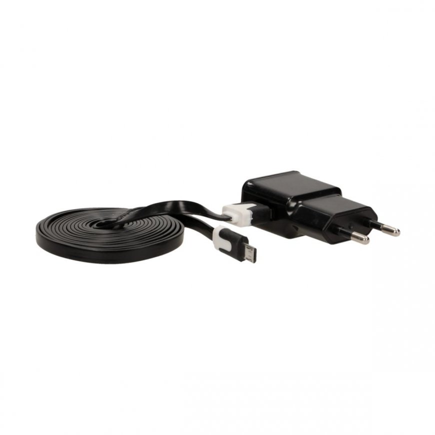 Orno Socket power supply with Micro USB plug OR-AE-1367, DC5V, 2A charger – 2