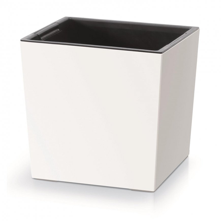 Prosperplast div class"int_ce_html"URBI SQUARE LOW flower pot - white/div