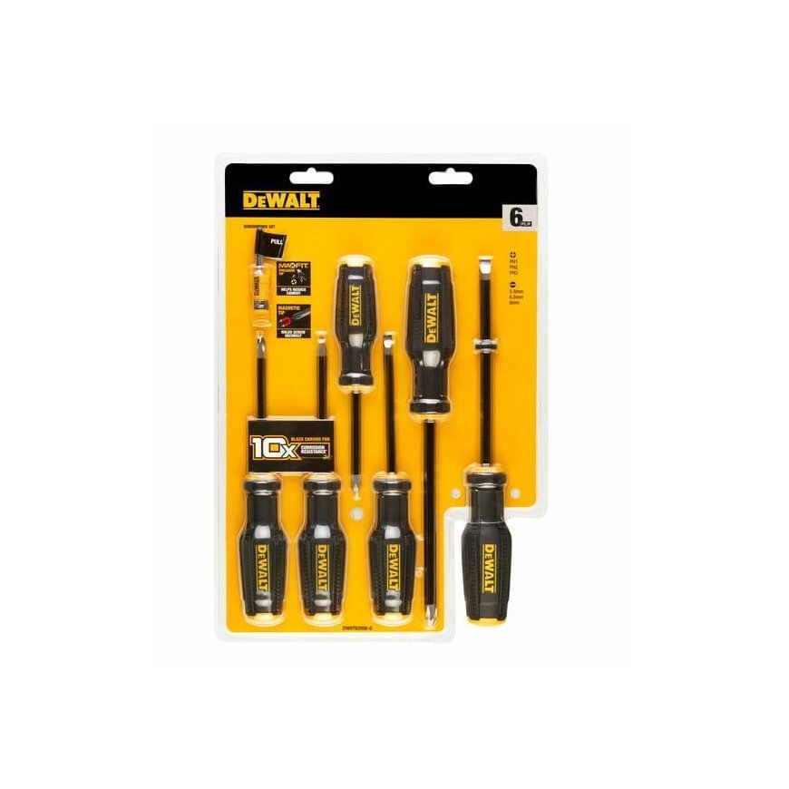 DeWALT 6 pcs in the set