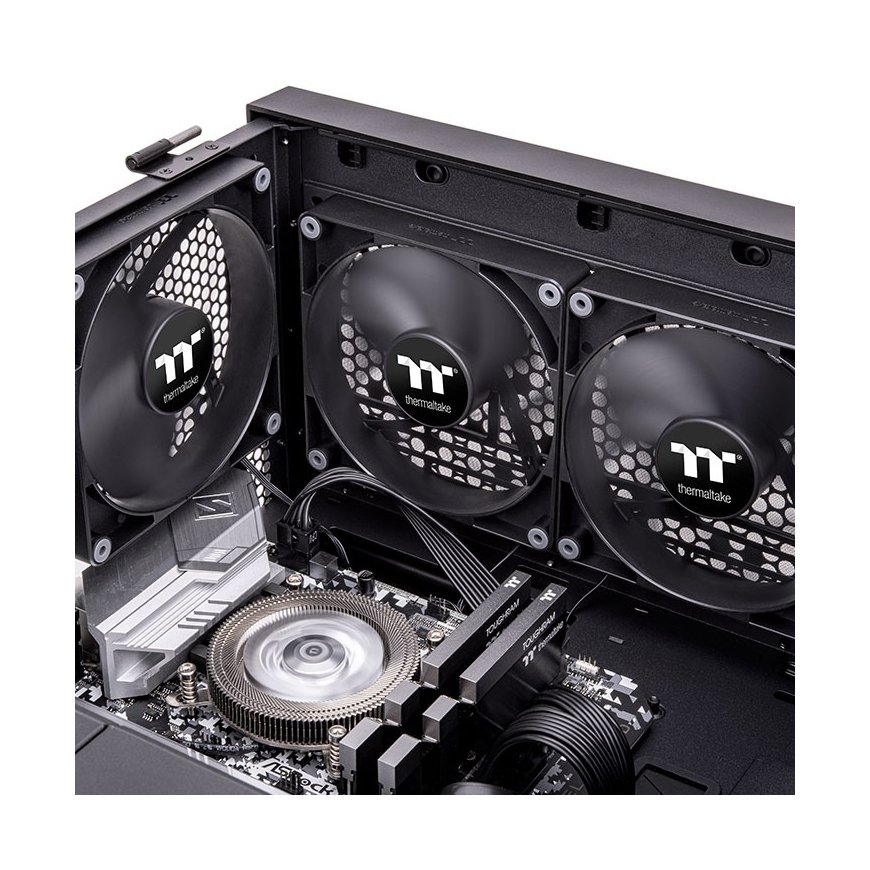Thermaltake TT CT120 PC Computer case Fan Black 2 pc(s) – 5