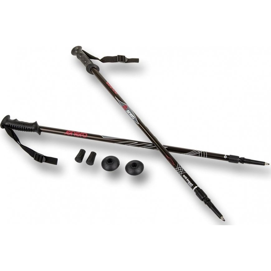Energo Trekking poles Enero Classic, black