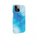 Evelatus Apple iPhone 15 Premium Silicone case Customized Print Blue