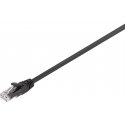 Fuj:tech CAT6A U/UTP network cable, 1 m, black Fuj:tech CAT6A U/UTP network cable, 1 m, black