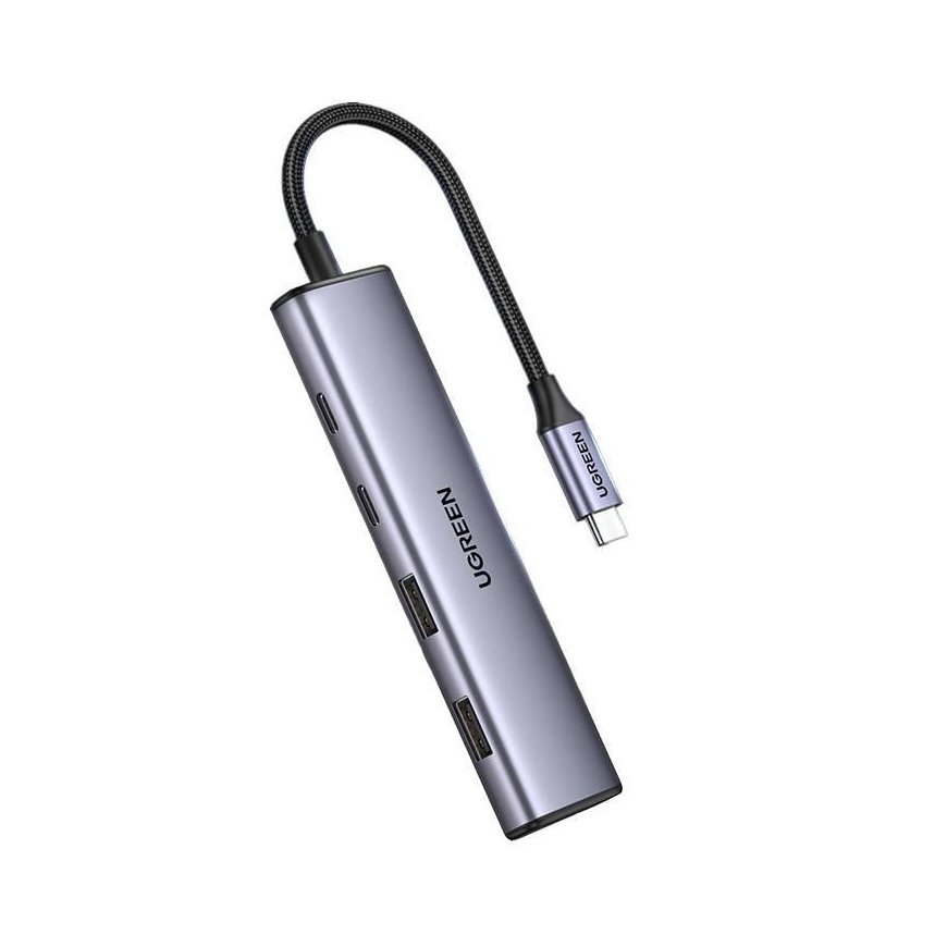 Adapteris HUB UGREEN CM473 USB-C su 2x USB-A, 2x USB-C – 2