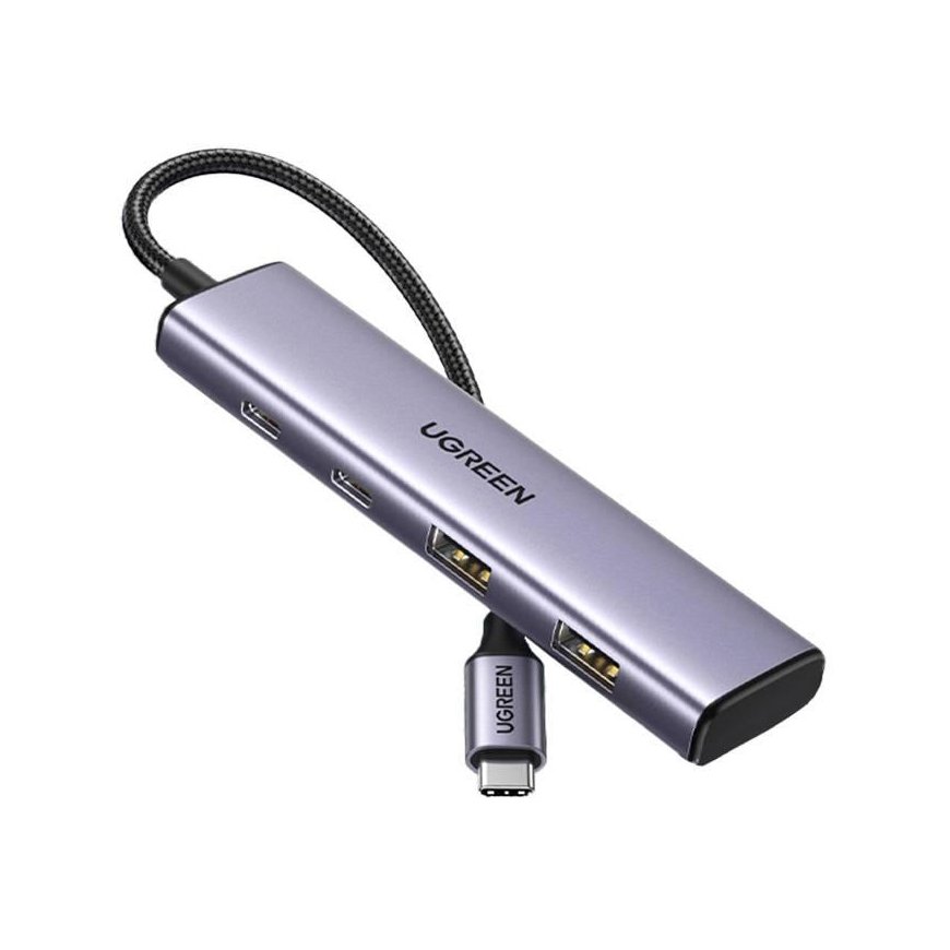 Adapter HUB UGREEN CM473 USB-C with 2x USB-A, 2x USB-C – 3