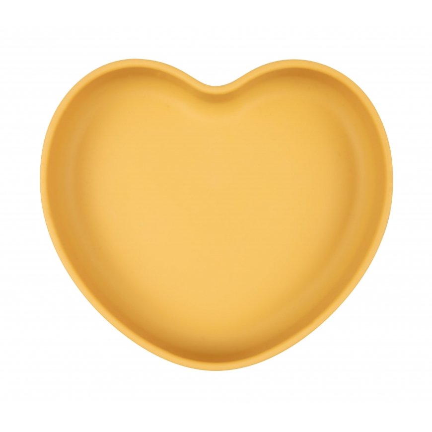 CANPOL BABIES silicone plate with attachment, 6 months+, HEART, 80/309_yel – 3
