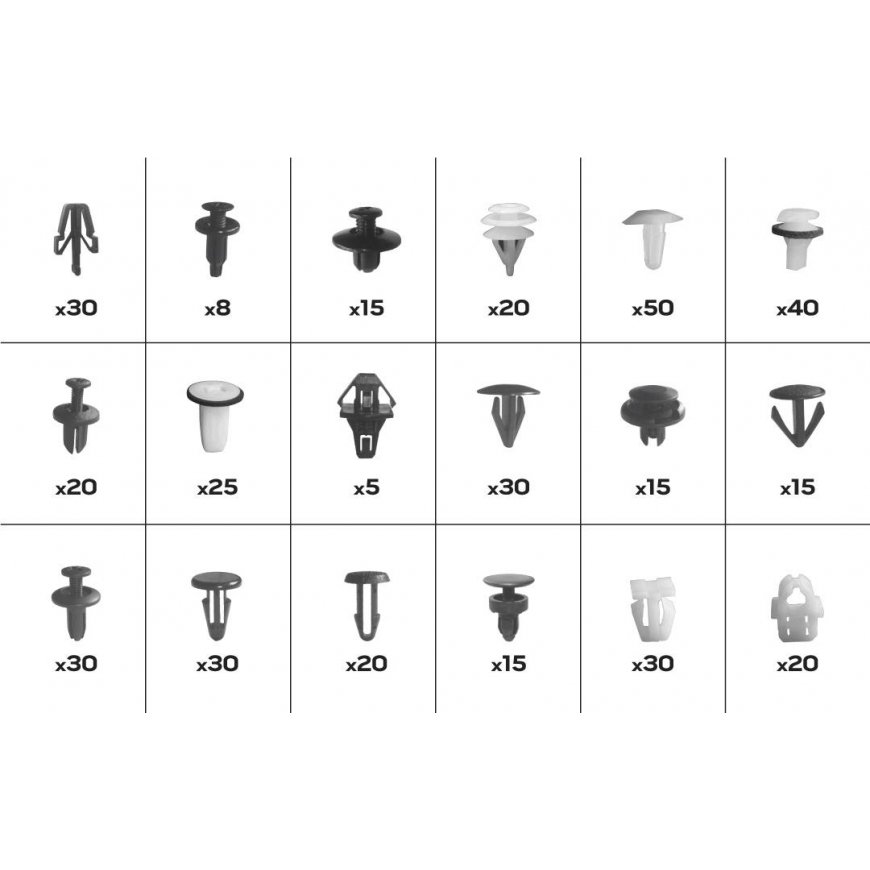 Neo Honda car clips set, 418 pcs – 2