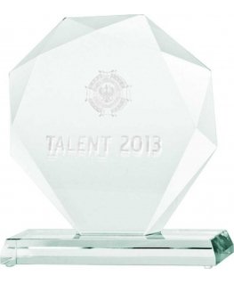 Victoria Sport Trofeum glass engraved 3D from case