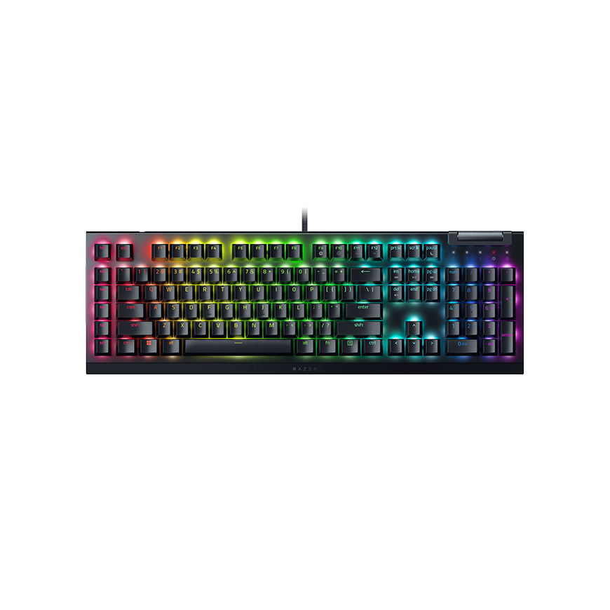 Razer BlackWidow V4 X Mechanical Gaming Keyboard, Green Switch