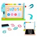 Tooky Toys "TOOKY TOY" educational table board + 18 magnetic elements Tooky Toys "TOOKY TOY" educational table board + 18 magnetic elements