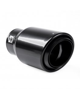 Exhaust muffler tip stainless steel mt 024b black amio-03169