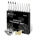 Acrylic markers - felt-tip pens ARRTX, 4 colors 10 pcs. Acrylic markers - felt-tip pens ARRTX, 4 colors 10 pcs.