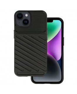 TakeMe Thunder супер тонкий и прочный TPU чехол-крышка для Apple iPhone 15 Plus Черный