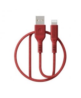 Amazingthing Premium MFI sertifikuotas kabelis USB - Lightning (raudonas, 1.2m)