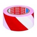Įspėjamoji lipni juosta Tesa, 33 m 50 mm, balta/raudona Įspėjamoji lipni juosta Tesa, 33 m 50 mm, balta/raudona