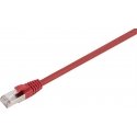 Fuj:tech CAT6A S/FTP network cable, 0.25 m, red Fuj:tech CAT6A S/FTP network cable, 0.25 m, red