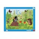 Dino large tile puzzle 40 pieces Mole on strawberry Dino large tile puzzle 40 pieces Mole on strawberry