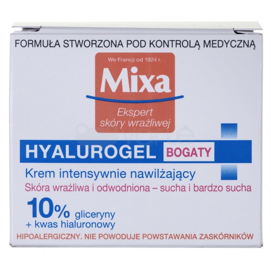 Intensyviai drėkinantis kremas Mixa Hyalurogel 50ml – 4