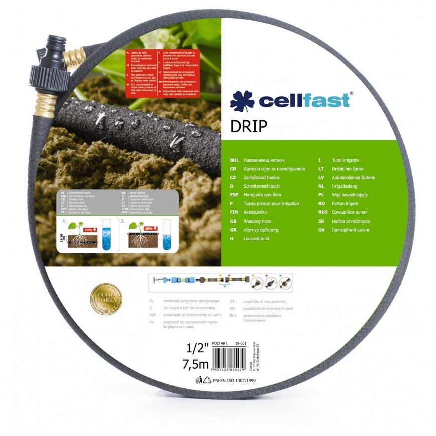 Cellfast Hose Drip Drip 1/2" 7.5 m (19-001)