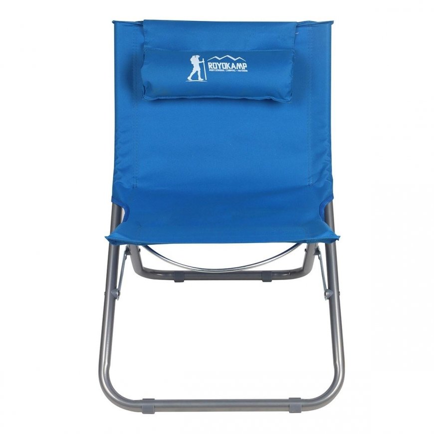 Royokamp folding beach chair, blue – 2