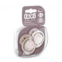 LOVI silicone pacifier, Baby Shower Girl, 0-2 months, 2 pcs., 22/900girl