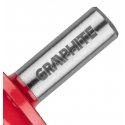Graphite Decorative shape cutter with bearing, carbide, 41.3 x 18.3 mm, shank 12 mm Graphite Decorative shape cutter with bearing, carbide, 41.3 x 18.3 mm, shank 12 mm