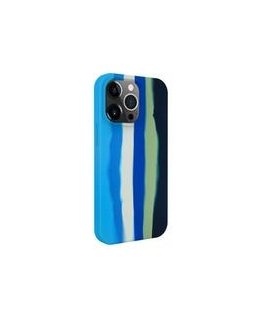 Case Evelatus Apple iPhone 15 Silicone case Multi-Colored Blue