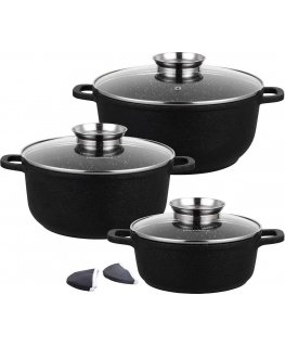 GRANITE POT SET 8 ELEM. KLAUSBERG KB-7359
