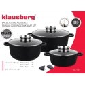 GRANITE POT SET 8 ELEM. KLAUSBERG KB-7359 GRANITE POT SET 8 ELEM. KLAUSBERG KB-7359