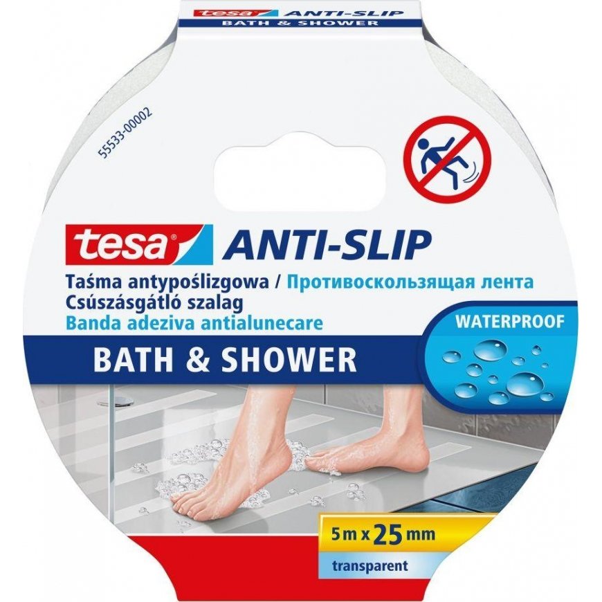Tesa non-slip tape, W25mm, LENGTH 5M