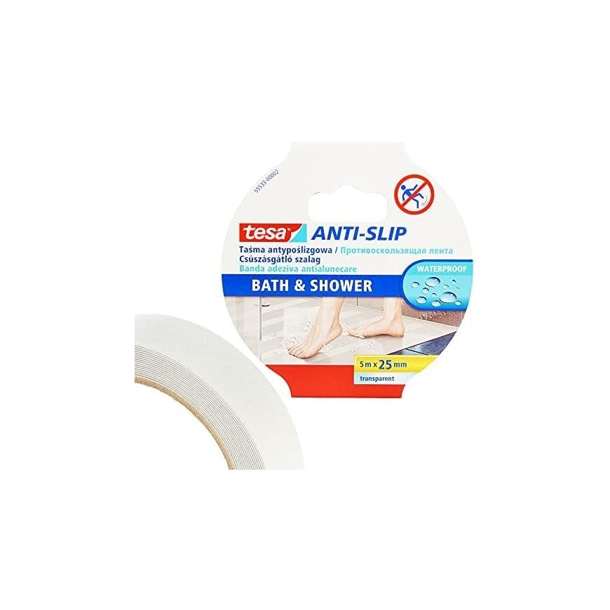 Tesa non-slip tape, W25mm, LENGTH 5M, DESIGNED FOR WATERPROOF BATHROOMS H5553302 TESA – 3