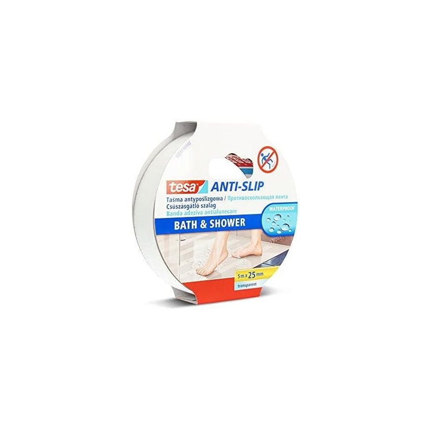Tesa non-slip tape, W25mm, LENGTH 5M, DESIGNED FOR WATERPROOF BATHROOMS H5553302 TESA – 4