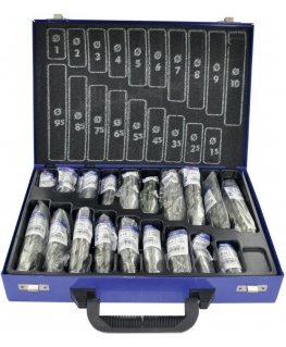Drilled Tivoli Metal drill set 1-10 mm, HSS, 118°, "Split point", ground, 170 pcs/set, T-Line