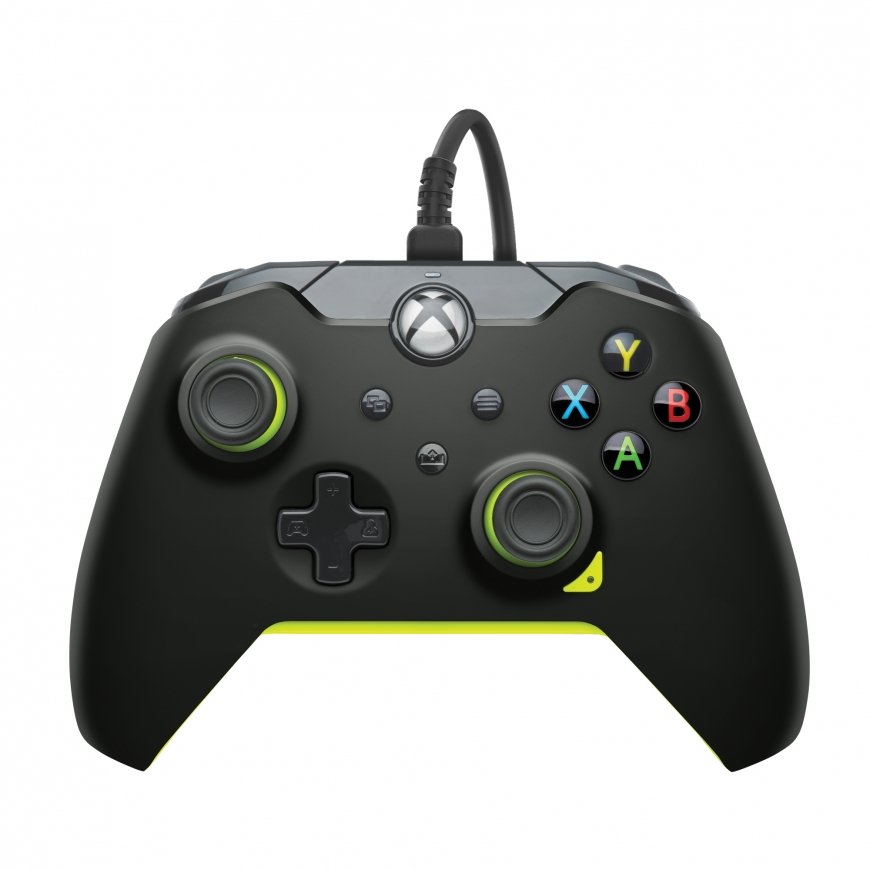 PDP 049-012-GY peliohjain Musta, Vihreä USB Pad-ohjain Analoginen/Digitaalinen PC, Xbox One, Xbox Se