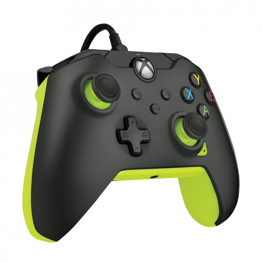 PDP 049-012-GY peliohjain Musta, Vihreä USB Pad-ohjain Analoginen/Digitaalinen PC, Xbox One, Xbox Se – 3