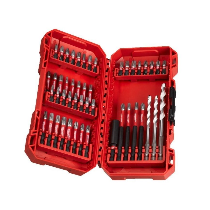 Milwaukee Accessories 48 dalių smūginių antgaliukų rinkinys MILWAUKEE Shockwave