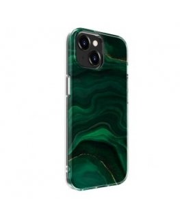 Evelatus Apple iPhone 15 Plus PC Customized Print Design Marble Green
