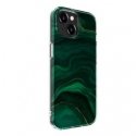 Evelatus Apple iPhone 15 Plus PC Customized Print Design Marble Green