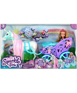 SPARKLE GIRLZ lėlės rinkinys karališkasis žirgas su karieta, 10068