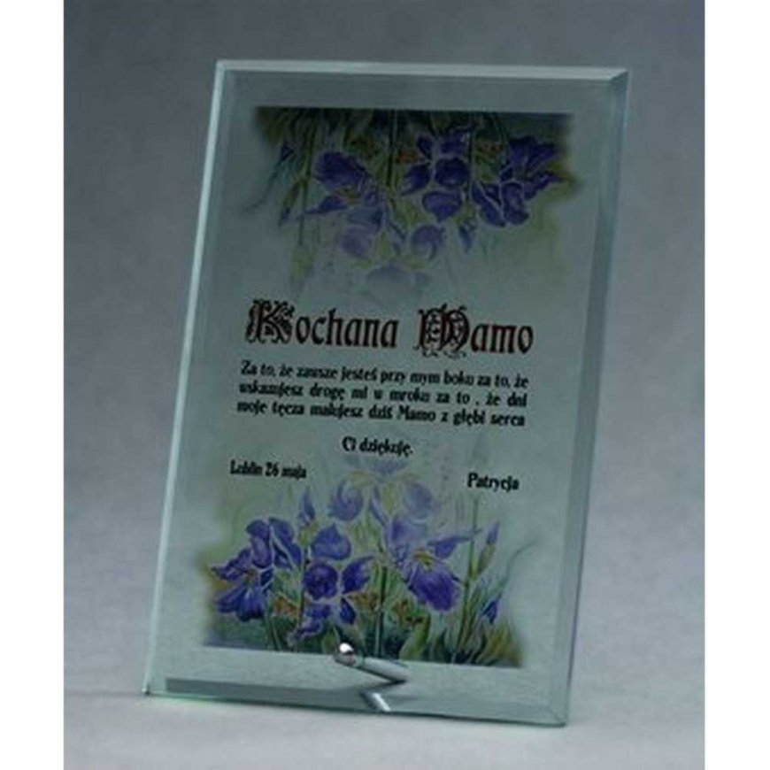 Tryumf LuxorJet color printing glass trophy