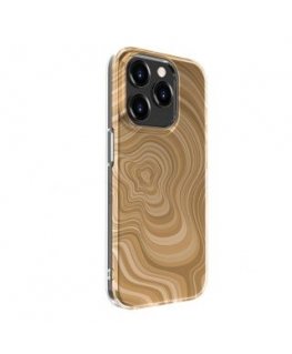 Evelatus Apple iPhone 15 Pro PC Customized Print Design Desert Gold
