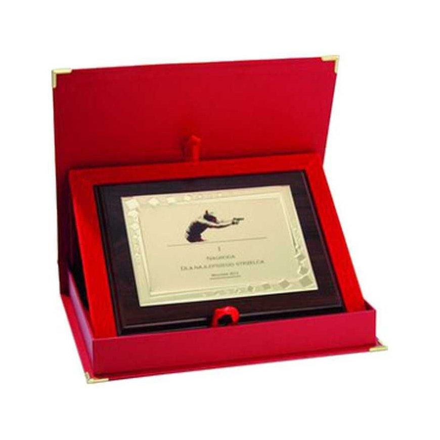 Tryumf Plastic diploma with engraved metal
