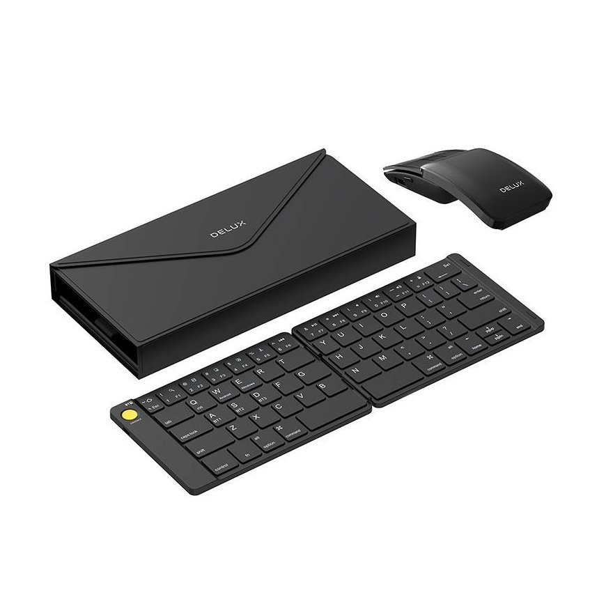 Delux Set Wireless foldable Keyboard Delux