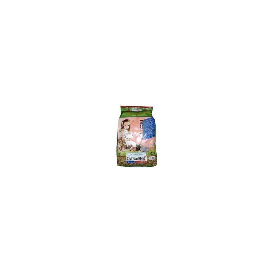 JRS Petcare GmbH and Co. KG Cats Best Universal Strawberry 10 L granuliuotas natūralus pjuv kraikas