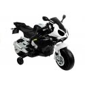 Lean Cars Vaikiškas akumuliatorinis motociklas BMW S1000RR, juodas