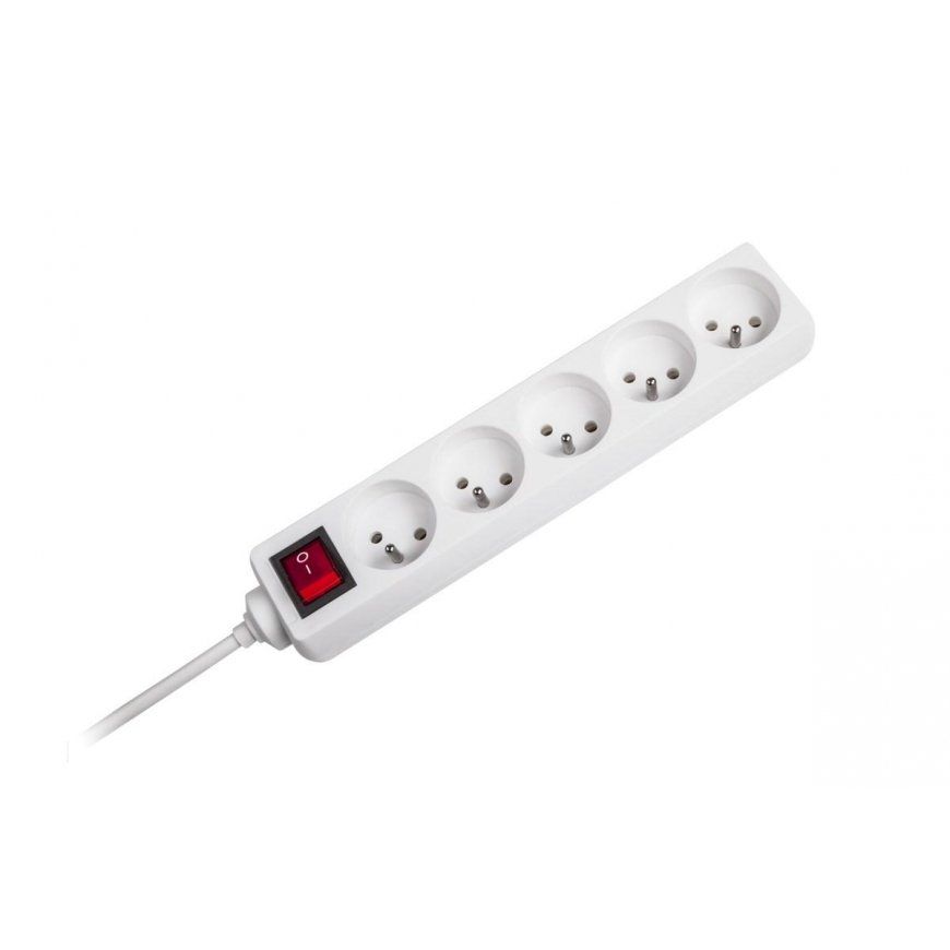 Rebel extension cord 5 sockets with switch 3m - 1.5mm – 3