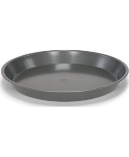 Patisse cake pan with conical rim 28 x 3.5 cm black steel